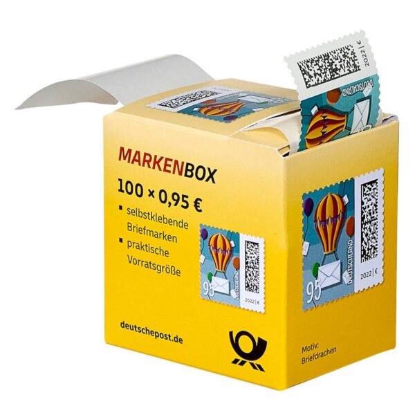 Porto ab 2025: Deutsche Post 0,95 € Briefmarken "Ballonpost" selbstklebend, 100 St.