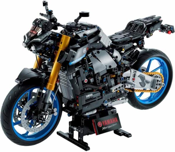 LEGO 42159 Technic Yamaha MT-10 SP Motorrad-Modellbausatz für Erwachsene, authentisches Fahrzeug-Modell mit 4-Zylinder-Motor, funktionsfähiger Lenkung und AR-App, Geschenk für Männer und Frauen – Bild 2