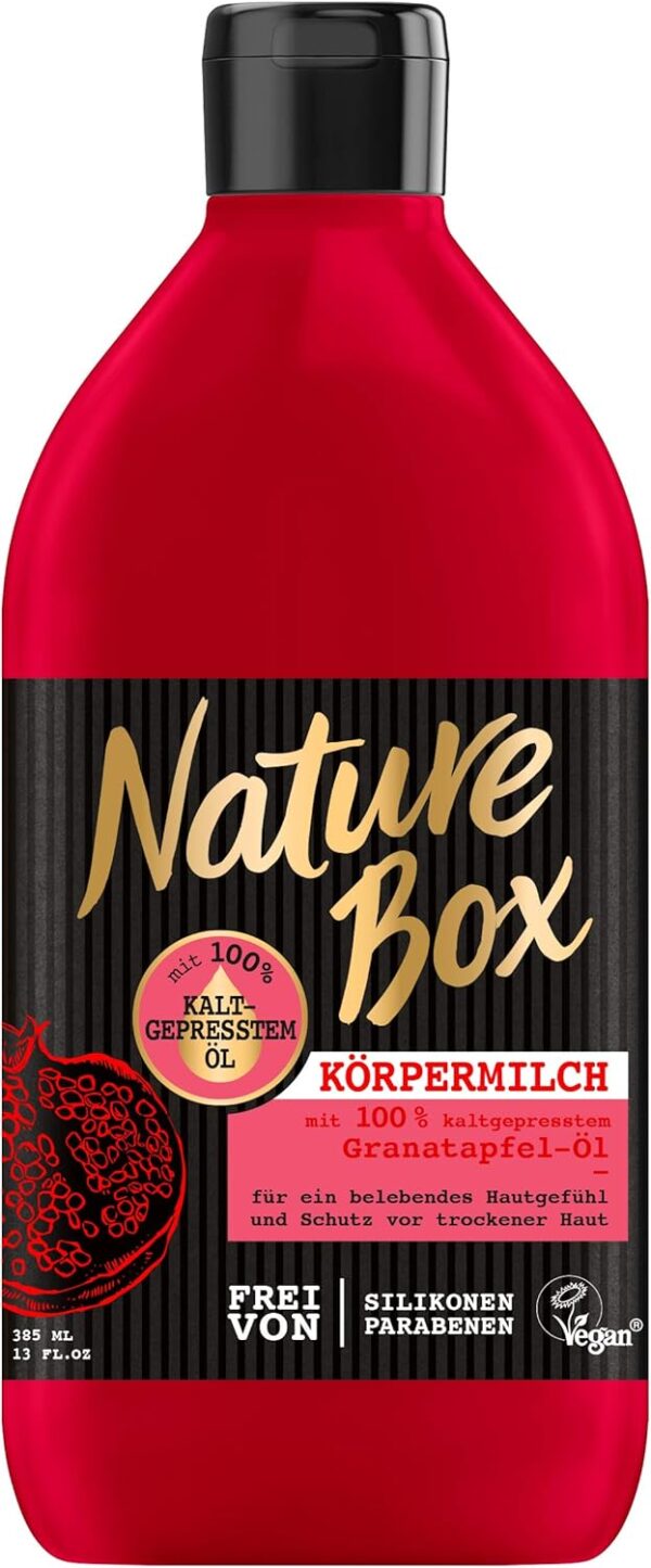 Nature Box Body Lotion Granatapfel, 385 ml, 3er Pack (3 x 385 ml)