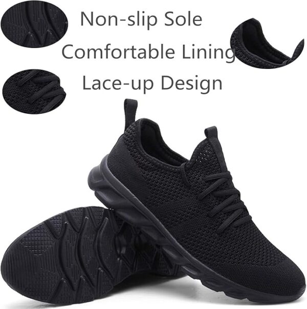 Herren Laufschuhe Turnschuhe Sportschuhe >Größe 48< Sneaker Running Tennis Schuhe Freizeit Straßenlaufschuhe Fashion Leichtgewichts Atmungsaktiv Walkingschuhe Outdoor Fitness Jogging Sportsschuhe – Bild 3
