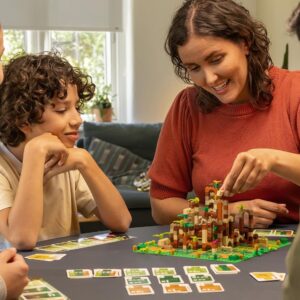 Dotted Games - Monkey Palace: EIN Lego Brettspiel – Stein auf Stein zum prächtigsten Palast! Lustiges Familien-Baustein-Spiel für Kinder und Erwachsene - Alter 10+, 2-4 Spieler, 45 Minuten pro Partie