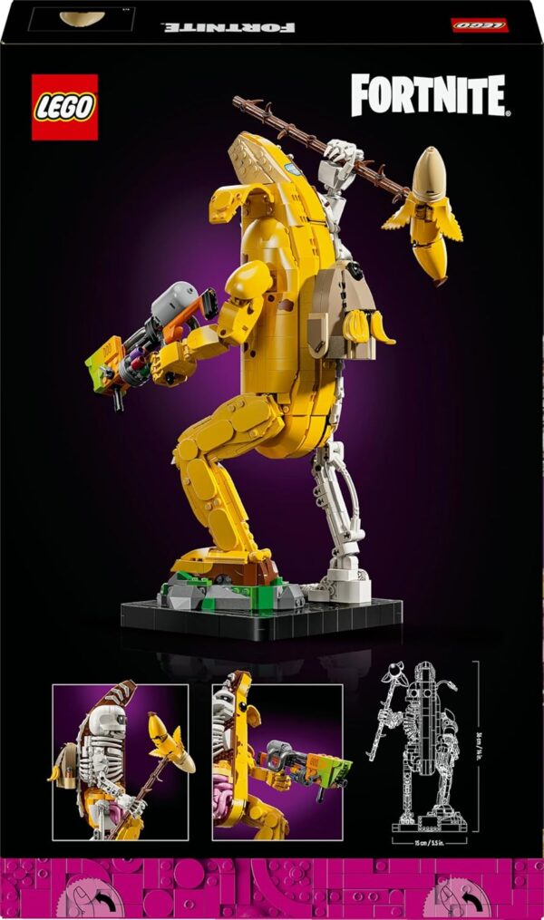 LEGO Fortnite Knochen-Schali - Inklusive Farbwerfer & Schalenschläger-Spitzhacke - Sammlerstück für Videospiel-Fans - Bauset für Erwachsene als Wohn- oder Büro-Deko - 77072 – Bild 2