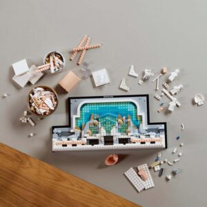 LEGO Architecture Trevi-Brunnen - Modell eines Wahrzeichens von Rom mit Minifiguren Skulpturen - Sammlerstück für das Büro und Wohnzimmer - Geschenk für Erwachsene und Architekturliebhaber 21062