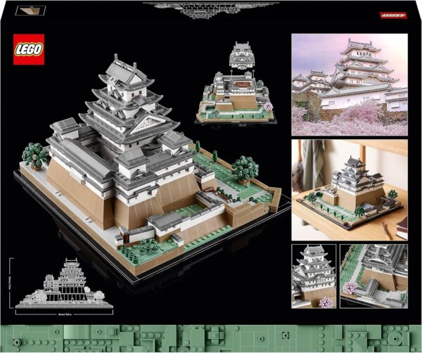 LEGO Architecture Burg Himeji, Modellbausatz für Erwachsene, Wahrzeichen-Kollektion, Set für Fans kreativer Gartenarbeit und japanischer Kultur, mit Kirschblütenbaum, Geschenk für Sie und Ihn 21060 – Bild 2