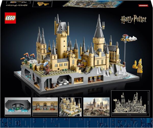 LEGO Harry Potter Schloss Hogwarts mit Schlossgelände - Set zum Sammeln für Erwachsene inkl. Hauptturm & Astronomieturm, Kammer des Schreckens & Architekt Minifigur - Geschenk für Frauen und Männer - 76419 – Bild 2