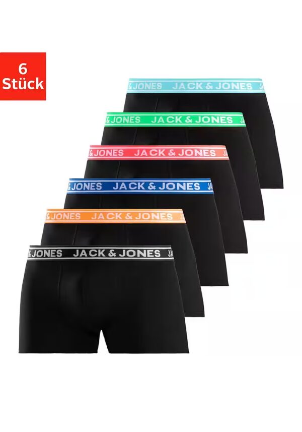 JACK & JONES Trunk JACCRISP TRUNKS 6-PACK (Packung, 6-St) Großpackung - Größe XL