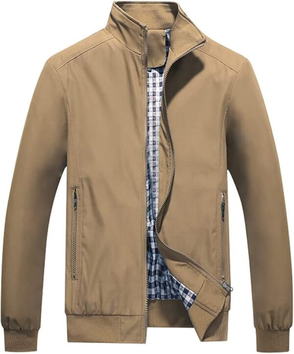 Herren Jacke Leichte Freizeit Übergangsjacke Langarm Sommer Bomberjacke Outdoor Sportjacke (Kopie)