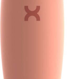 Eiweiß Shaker Flasche Neue Edition – Isolierte Edelstahl-Wasserflasche und Mixerbecher, 550ml, Koralle