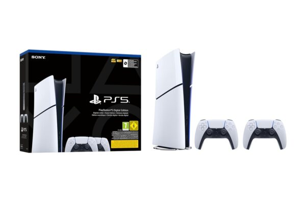 Playstation®5 Konsole Digital-Edition (Slim) Inkl. 2 Controller