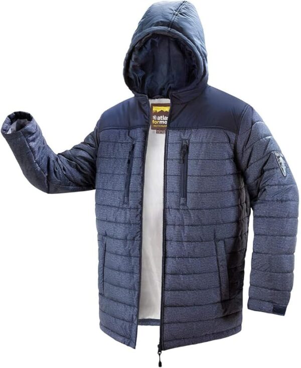 Blaue Steppjacke - Warm und leicht - Verfügbar