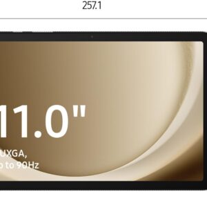 Samsung Galaxy Tab A9+ Wi-Fi Android-Tablet, 64 GB Speicherplatz, Großes Display, 3D-Sound, Simlockfrei ohne Vertrag, Graphite, Inkl. 3 Jahre Herstellergarantie