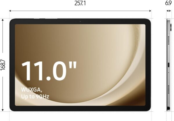 Samsung Galaxy Tab A9+ Wi-Fi Android-Tablet, 64 GB Speicherplatz, Großes Display, 3D-Sound, Simlockfrei ohne Vertrag, Graphite, Inkl. 3 Jahre Herstellergarantie – Bild 4