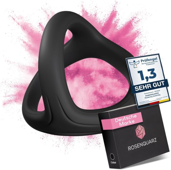Premium Dreieckiger Penisring für eine längere und härtere Erektion,Penisring Dreier Cockring aus medizinischem Silikon Sexspielzeug Cockringe Bondage