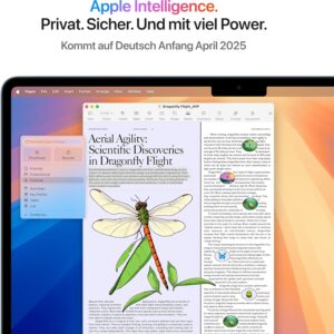 Apple MacBook Air (13", Apple M4 Chip mit 10‑Core CPU und 8‑Core GPU, 16GB Gemeinsamer Arbeitsspeicher, 256 GB) - Himmelblau