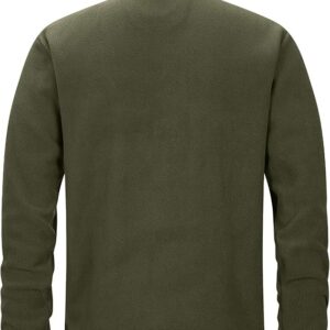 33,000ft Herren Fleecejacke Stehkragen Warm Jacke Männer Leichte Strickjacke Übergangsjacke Outdoor Sweatjacke für Wandern Laufen Freizeit