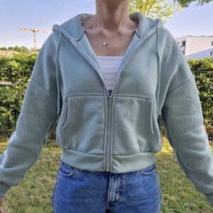 Jacke Damen türkis-hellblau gr M gebraucht
