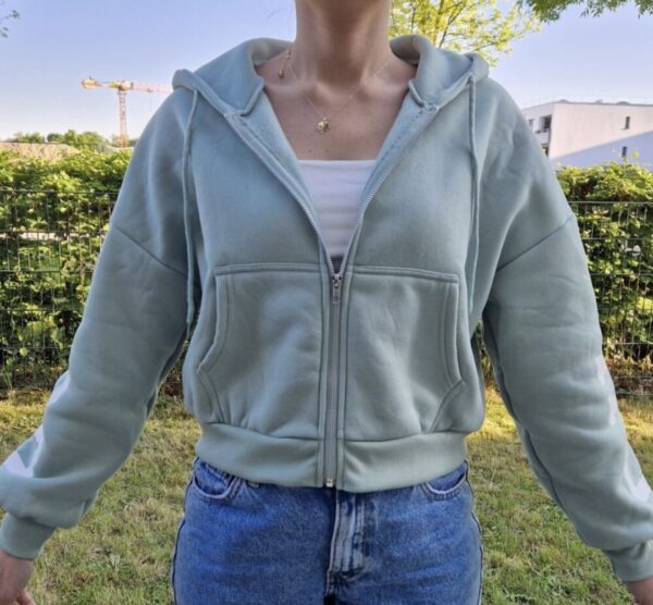 Jacke Damen türkis-hellblau gr M gebraucht