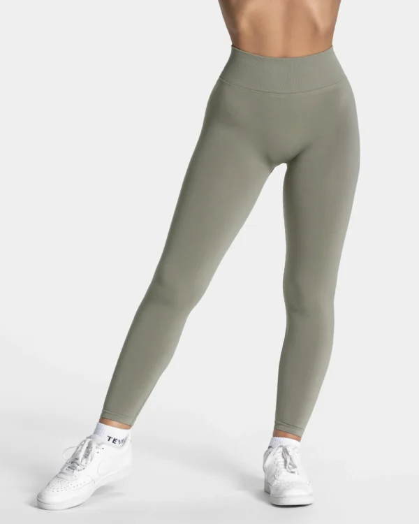 TEVEO Femme Sculpt Scrunch Leggings "Khaki" – Bild 3