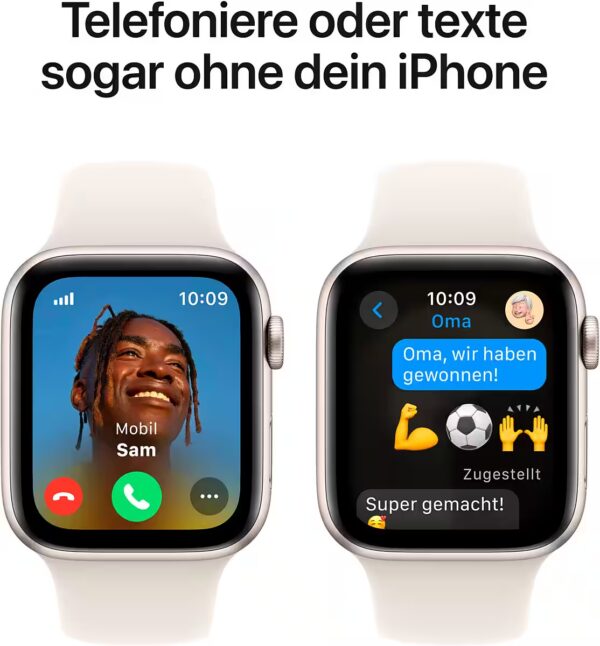APPLE Watch SE (2024) Smartwatch Bildschirmdiagonale: 44 mm mit e-sim – Bild 2