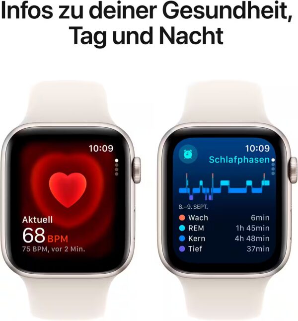 APPLE Watch SE (2024) Smartwatch Bildschirmdiagonale: 44 mm mit e-sim – Bild 4