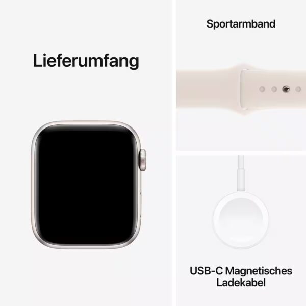 APPLE Watch SE (2024) Smartwatch Bildschirmdiagonale: 44 mm mit e-sim – Bild 5