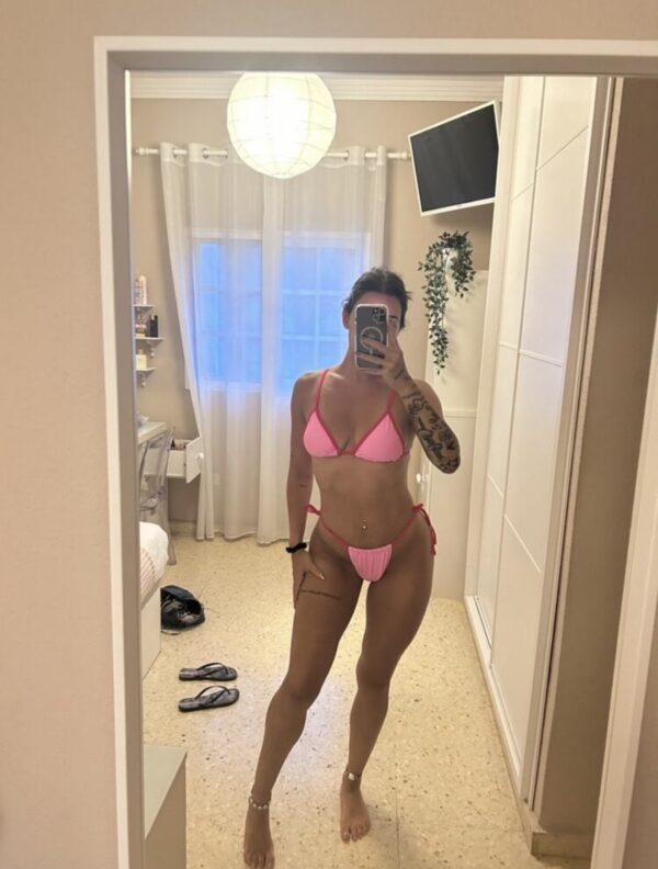 Hübscher Bikini Rosa&Pink Größe M