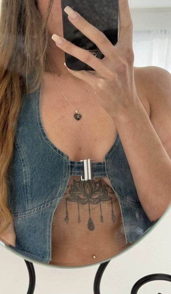 Oberteil Jeans Gebraucht • Größe M – Bild 2