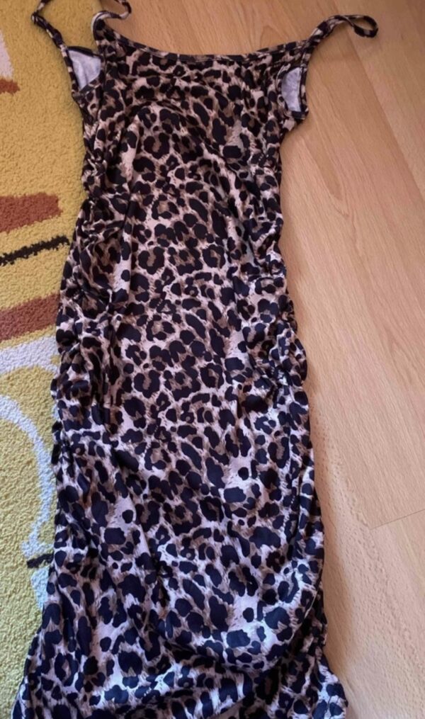 Spaghetti Kleid Leopard 🐆 in L – Bild 2