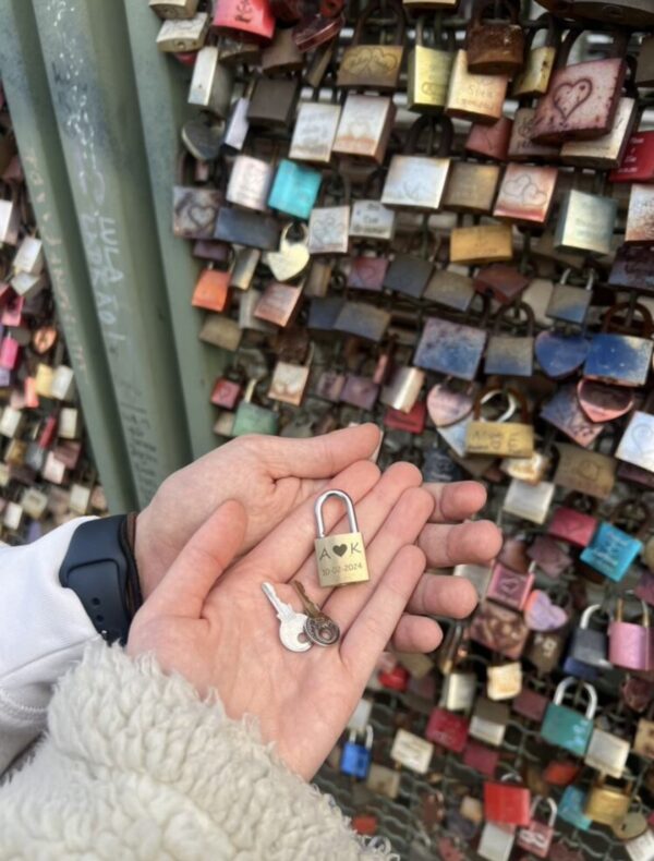 🔒 Personalisierbares Metall-Liebesschloss mit Gravur – Dein einzigartiger Liebesbeweis! 💘 – Bild 2