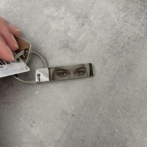 🔑 Individuell gravierter Foto-Schlüsselanhänger mit Auge 👁️ – Ein stylischer Begleiter mit Bedeutung!