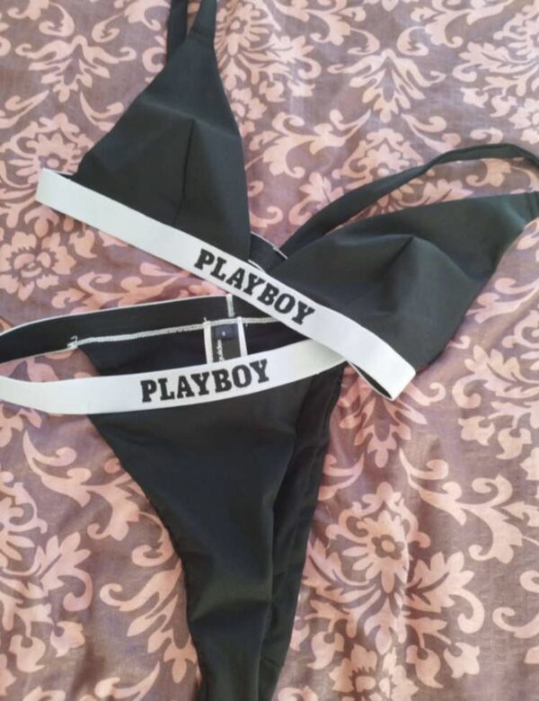 🐰 Zweiteiliges Dessous-Set von Playboy S