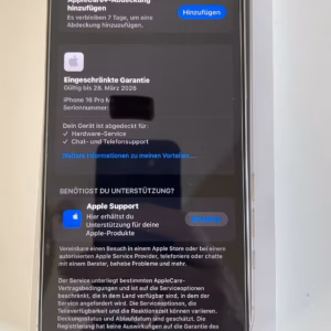 iPhone 16 Pro Max Titan Natur 256gb Garantie, Digital Gebraucht